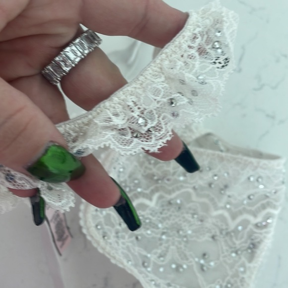 Victoria Secret Sequin Panties and Garter - Picture 3 of 8